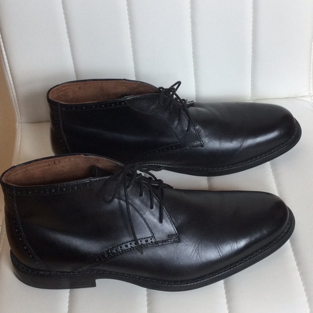 EUC Men's 12 Black Leather Nunn Bush Shoes Boot